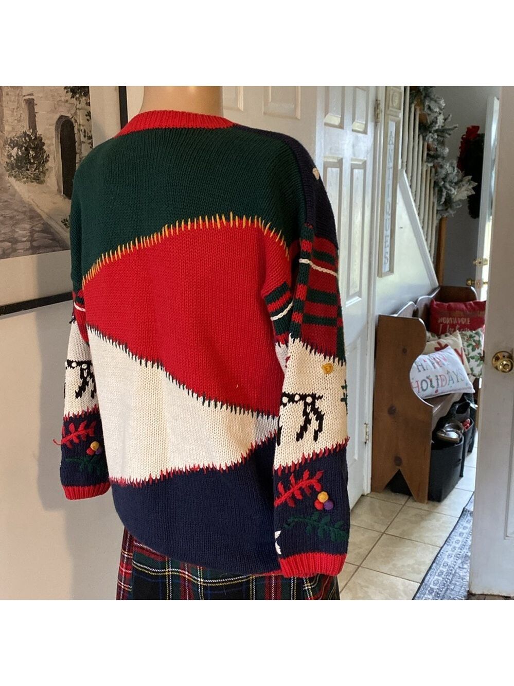 D.B.L vintage Christmas sweater sb - Picture 8 of 12